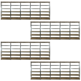 20 BAY SPECIAL Boltless Shelving 175KG 1800x900x450 (Galvanise) DELIVERY INCLUDED 