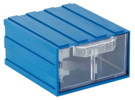 Plastic Drawer 32 Box 121d x 106w x 60h Blue 302