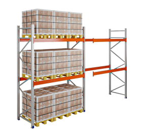 Pallet Racking Kimer 4000h x 1100d x 2700w 2 Levels 3000kg/Level