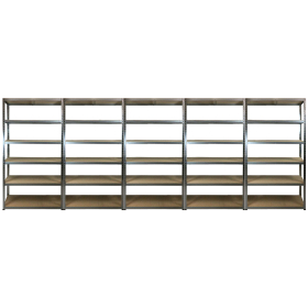 5 BAY SPECIAL Boltless Shelving 175KG 1800x900x450 (Galvanise) DELIVERY INCLUDED
