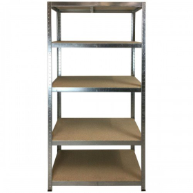 Value Shelving 1780h x 900w x 450d 5 Level 265kg UDL Galvanise