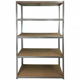 Value Shelving 1960h x 1200w x 500d 5 Level 265kg UDL Galvanise 10 Bay