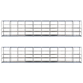 Easy Rack Galvanise 5 Level 2000h x 1000w x 400d 20 BAY SPECIAL