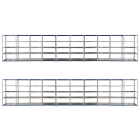 Easy Rack Galvanise 5 Level 2000h x 1000w x 400d 20 BAY SPECIAL