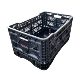 Foldable Crate 600d x 400w x 300h 59L Grey