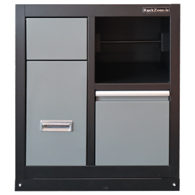 Modular Workstation Base Cabinet with Dustbin & Paper Towel Holder