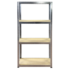 Economy Shelving 1500h x 750w x 300d 4 Level 150kg UDL Grey 10 Bay