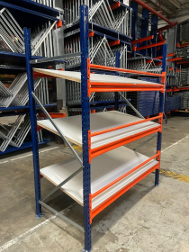 Kanban Shelving 2000h x 2400w x 600d 3 Levels c/w Timber