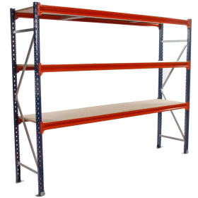 10 BAYS Longspan Shelving 2000H x 2400W x 400D 3 Levels INCL DELIVERY