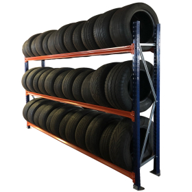 Tyre Racking 2000H x 2400W x 400D 3 Levels Extender