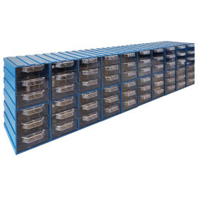 Plastic Drawer 60 Box 135d x 85w x 103h Blue 102-3