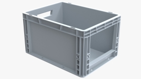 Euro Picking Container 300d x 200w x 200h Grey Wide Opening