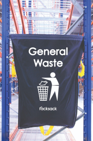 Racksack General Waste - Blue c/w Hooks