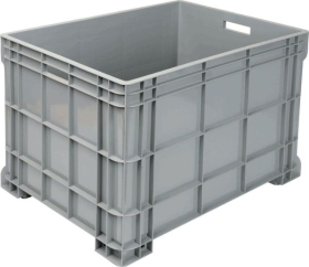 Stacking Container 940d x 675w x 640h Grey