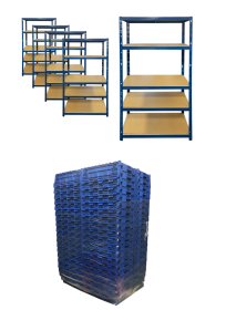 Storage Kit 10 Shelving Bays  + 40 24Litre ALC Bins